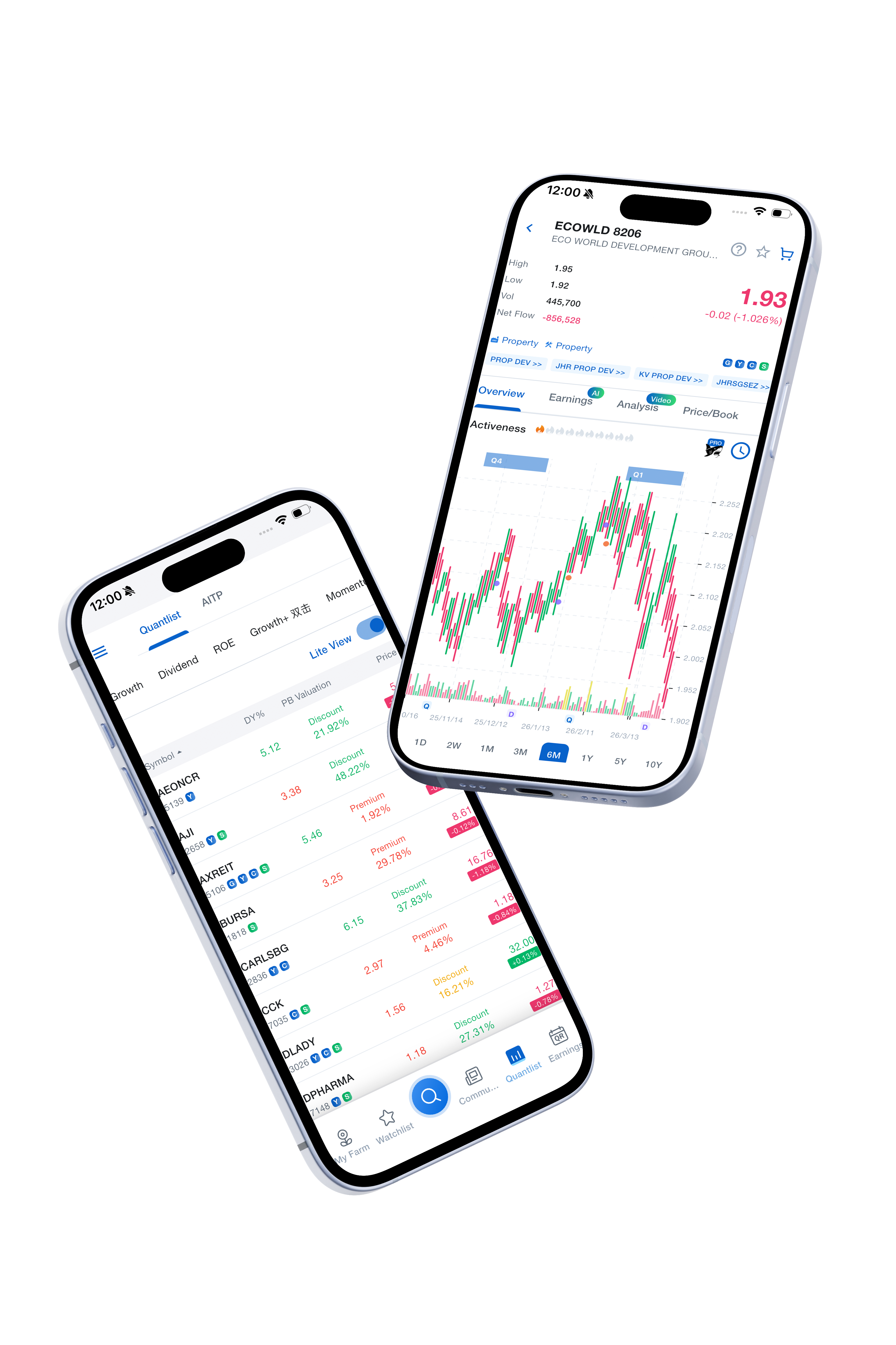 ValueFarm app screens